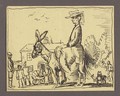 Mrs St. George On A Donkey - Sir William Newenham Montague Orpen