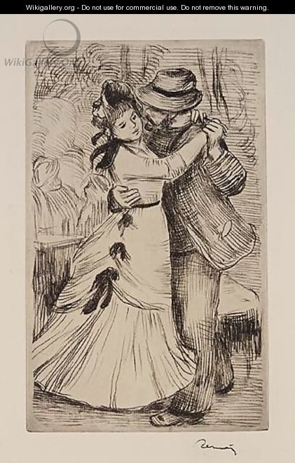 La Danse A La Campagne 2e Planche (Stella 2) - Pierre Auguste Renoir
