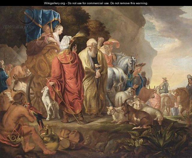 The Leave-Taking Of The Families Of Lot And Abraham - Haarlem School