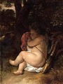 A Sleeping Cupid - Govert Teunisz. Flinck