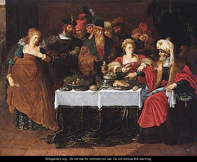 The Feast Of Herod - (after) Frans II Francken