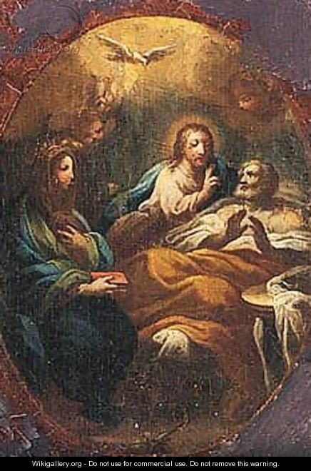 The Death Of Saint Joseph - (after) Corrado Giaquinto