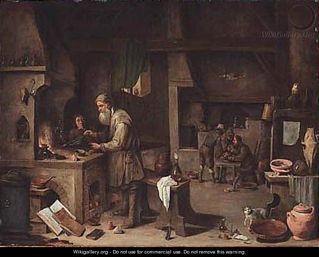 The Alchemist - (after) David The Younger Teniers