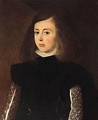 Portrait Of A Young Nobleman Wearing A Black Doublet - (after) Diego Rodriguez De Silva Y Velazquez