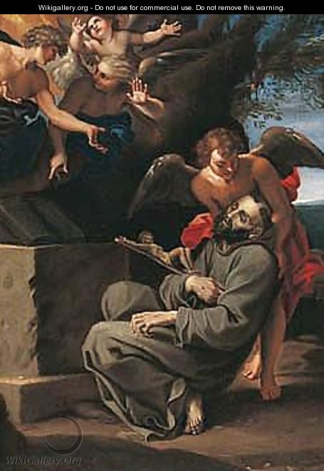The Ecstasy Of Saint Francis - Annibale Carracci