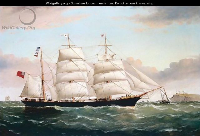 The Barque delscey Of Liverpool Calling For The Falmouth Pilot Off The Lizard - William H. Yorke