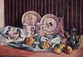 Nature Morte Aux Pommes Et Compotiers - Emile Bernard