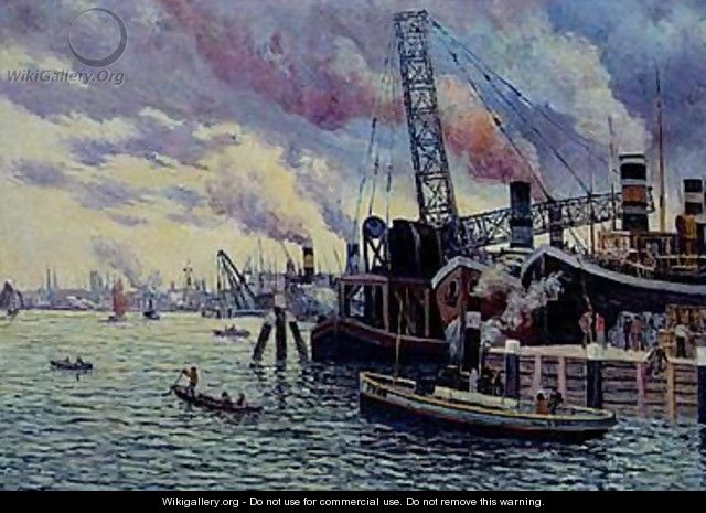 Le Port De Rotterdam - Maximilien Luce