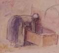 Femme Au Petrin - Camille Pissarro