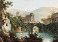 A View Of The Temple Of Vesta At Tivoli - (after) Abraham Louis Rudolph Ducros