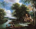 River Landscape With A Mill - (after) Alexandre-Hyacinthe Dunouy