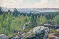 View Of Riga - Konstantin Yakovlevich Kryzhitsky