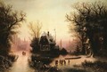 Landscape With Izbas - Albert Bredow