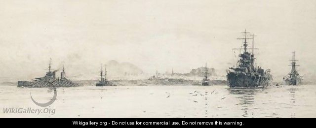Naval Manoeuvres - William Lionel Wyllie
