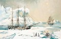 The Bedford Whaler - James Arnold In Ice Landscape - Alan Bowyer