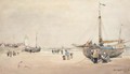 Fishing Boat On The Shore - Alexander Brownlie Docharty