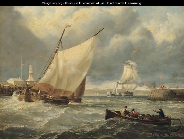 Coming Into Harbour - John Watson Mclea