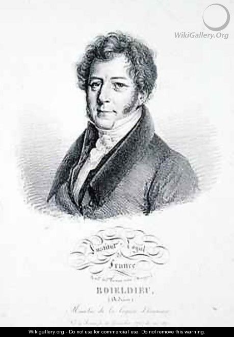 Francois Adrien Boieldieu (1775-1834) - (after) Boilly, Julien Leopold