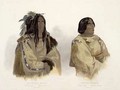 Mehkskeme-Sukahs, Blackfoot Chief and Tatsicki-Stomick, Piekann Chief - (after) Bodmer, Karl