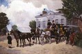 The Hackney Carriage - Ernest-Alexandre Bodoy