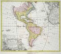 Map of the Americas - A. Gottlieb Boehm