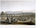 Encampment of the Piekann Indians - (after) Bodmer, Karl