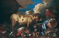 Noah Leading The Animals Out Of The Ark - Giovanni Benedetto Castiglione