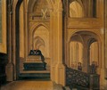 A Church Interior With A Royal Tomb - Dirck Van Delen