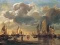 Dutch Shipping Offshore In A Calm, With A Dignitary Being Conveyed In A Rowing Boat To A States Yacht - Hendrik Jakobsz. Dubbels