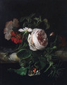 A sprig of damask roses - Willem Van Aelst