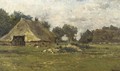 Farmhouses in Aalden, Drenthe - Willem Roelofs