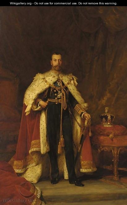 Coronation portrait of King George V (1865-1936) - William A. Menzies