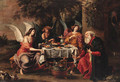 Abraham and the three angels - Willem van, the Elder Herp