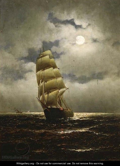 Moonlight at Sea - William Alexander Coulter