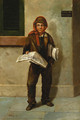 Newsboy Selling the Baltimore Sun - William Aiken Walker