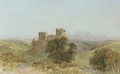 A ruined castle in a landscape - William James Bennett