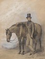 A gentleman with his horse - William Barraud