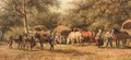 The Halt of the Caravan - Willem Carel Nakken