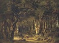A sunlit clearing in a forest - Willem De Klerk