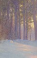 Woods in Snow at Dusk - Walter Launt Palmer
