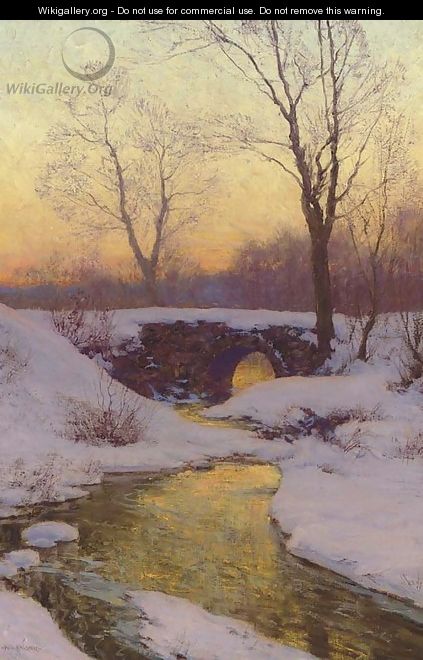 Snow-Bound Brook - Walter Launt Palmer