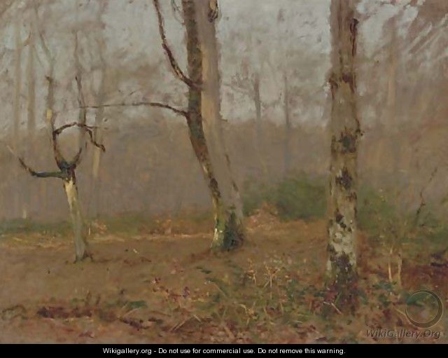 Landscape with Birches - Walter Launt Palmer