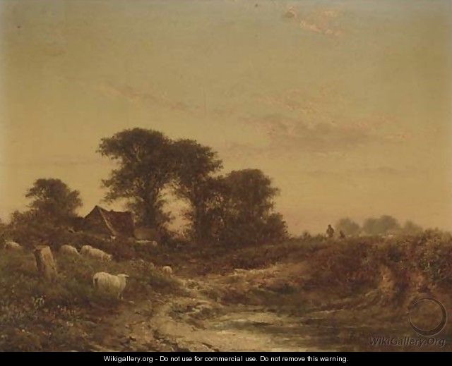 Sheep grazing, Barnes, Surrey - Walter Williams