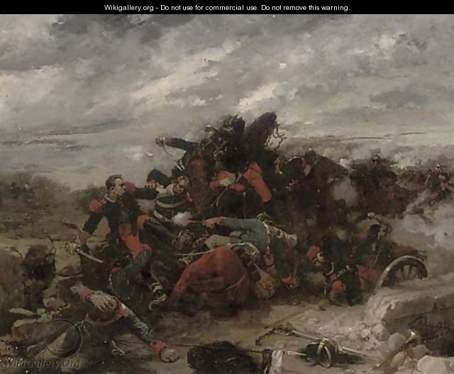 In the melee - Wilfred Constant Beauquesne