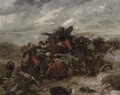 In the melee - Wilfred Constant Beauquesne