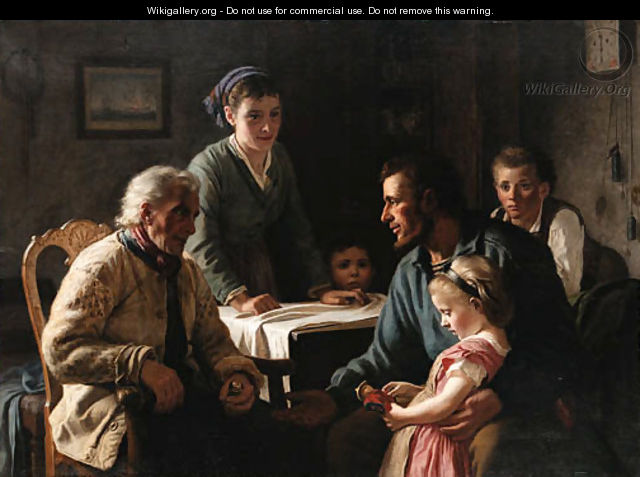 A family gathering - Wenzel Tornoe