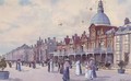 Elegant figures on the esplanade - Warren Williams