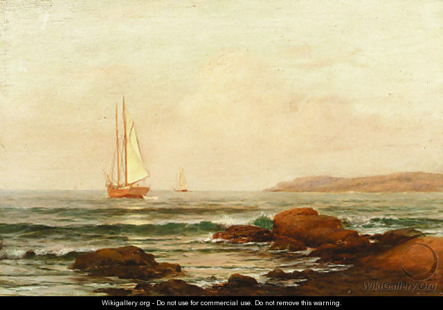 Sailing by the Coast - Warren W. Sheppard