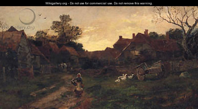 Returning Home At Sunset - William Anderson