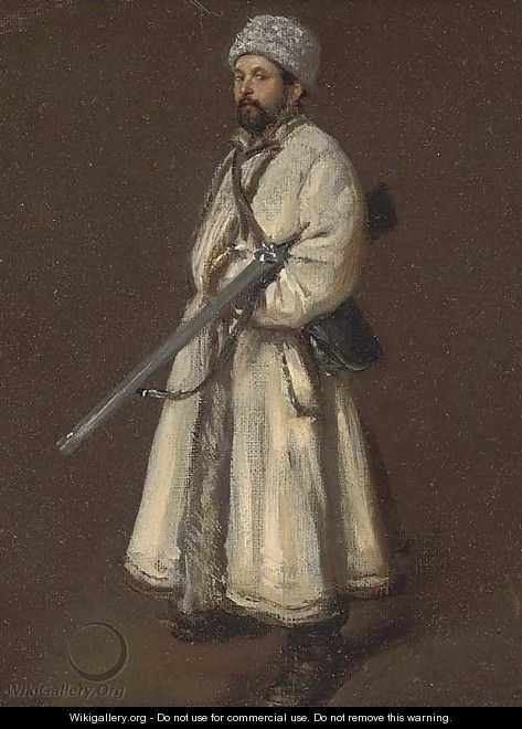 A Russian huntsman - Wilhelm Amandus Beer